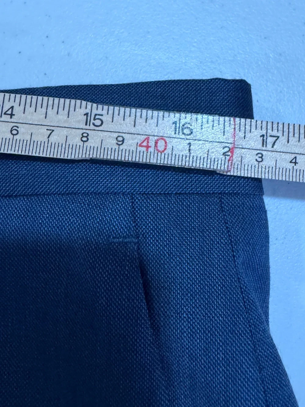 J.Crew Men Thompson Suit Blue Wool Suit Jacket 40L Trouser 33x32